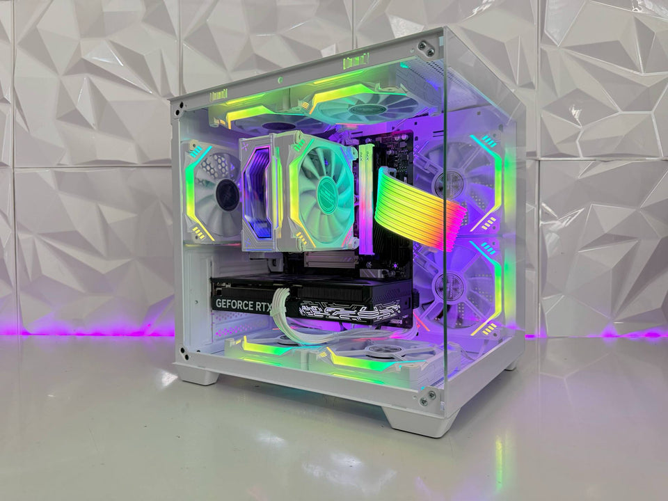 (MAY MADN3SS) Topaz x Snow PC - RTX 5060 8GB - Ryzen 7-7700 - 32GB DDR5 - 1TB SSD