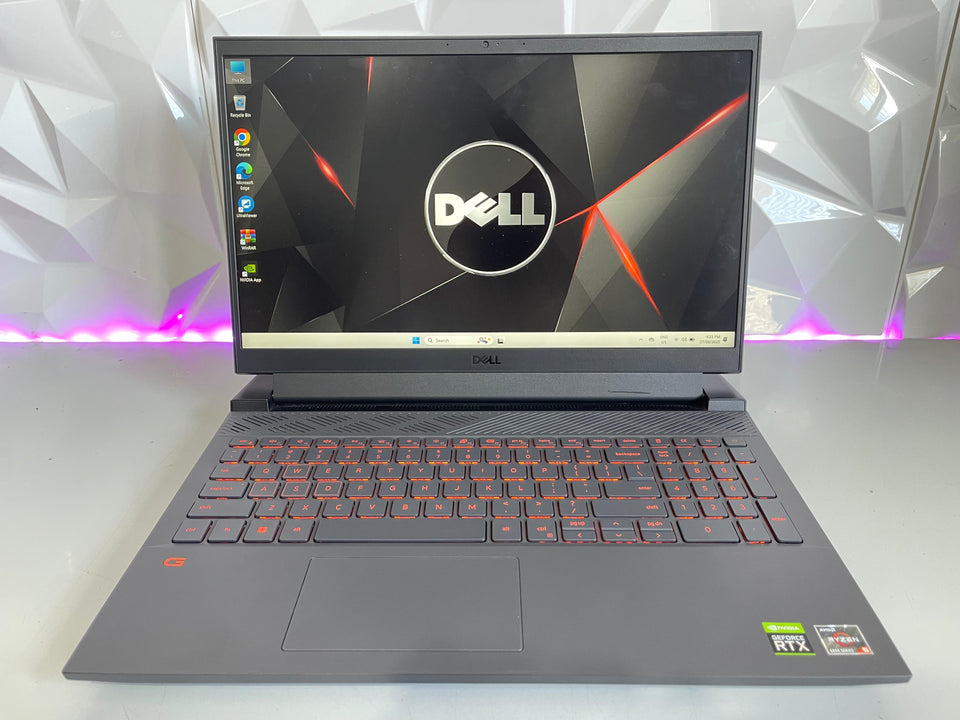 (FREE SHIP) Dell G15 Gaming Laptop - R5-6600H - 32GB DDR5 - RTX 3050 - 512GB - 120Hz