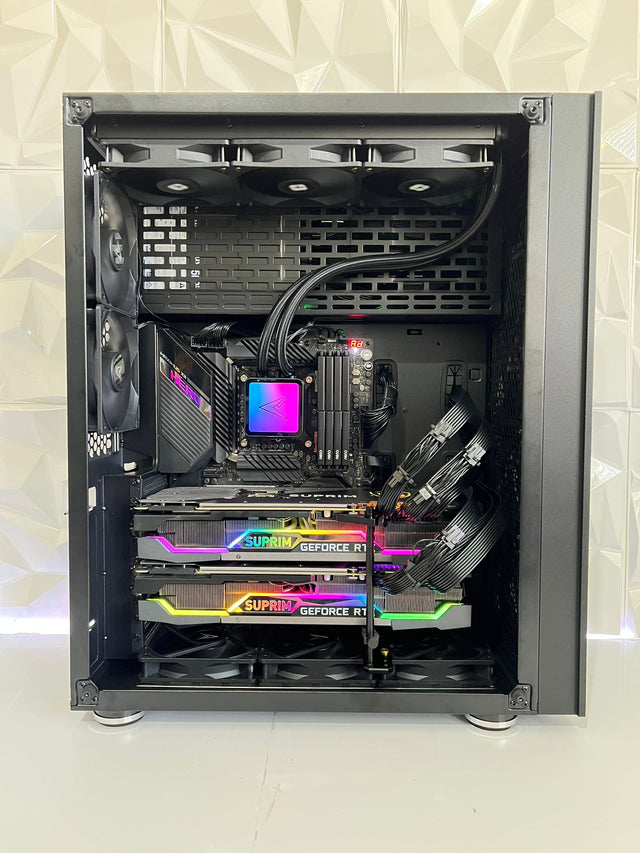 CHINOOK AI AGENT PC - Intel i9 - 2 x RTX 3090 48GB - 64GB RAM - 2TB SSD - 1500W