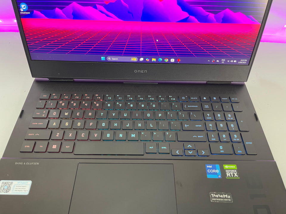 (FREE SHIP) HP Omen 16 Laptop - i7-11800H - RTX 3070 - 32GB RAM - 1TB SSD - 144Hz