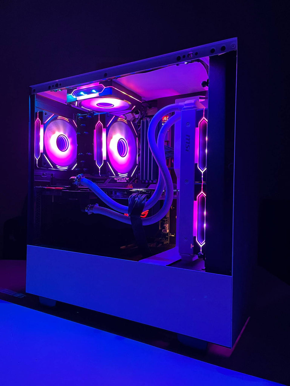 (USED) NZXT H510i PC - GTX 1080 Ti 11GB LC - 32GB RAM - 500GB - ROG Z370 WiFi