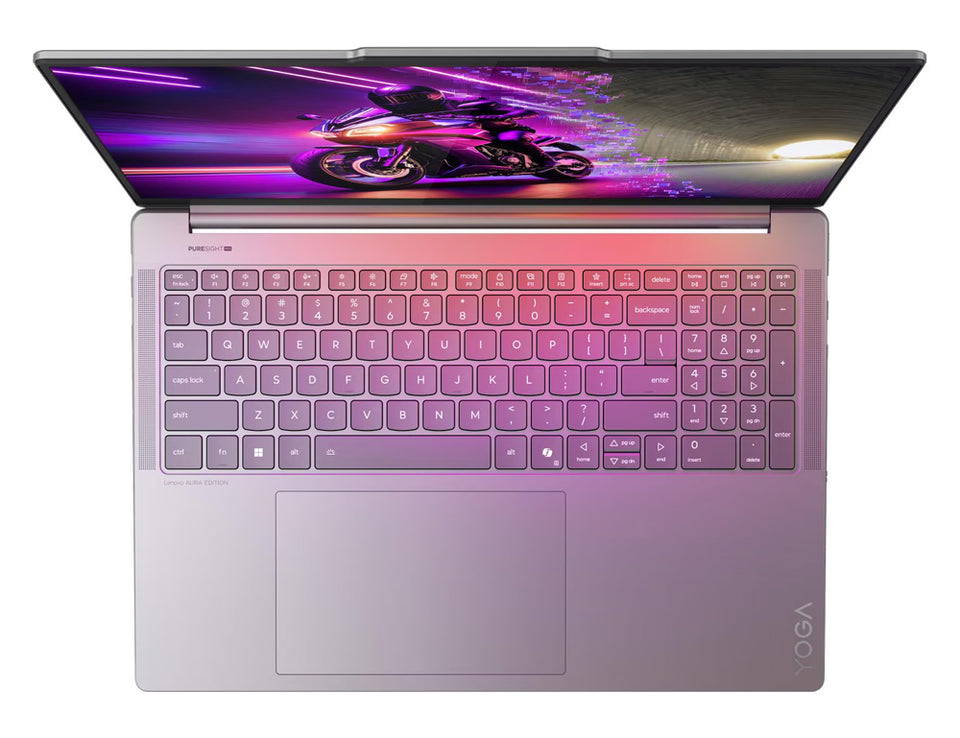Lenovo Yoga Pro 9i Aura Edition - Ultra 7 - RTX 5050 - 32GB DDR5 - 1TB - 2.8K 120Hz - 1Y WTY