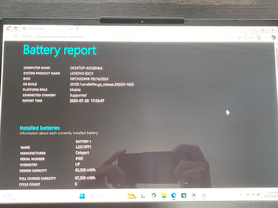 (FREE SHIP) Lenovo Yoga 7 TS Laptop - Ultra 7 155H - 32GB DDR5 - 1TB SSD - 100% Battery