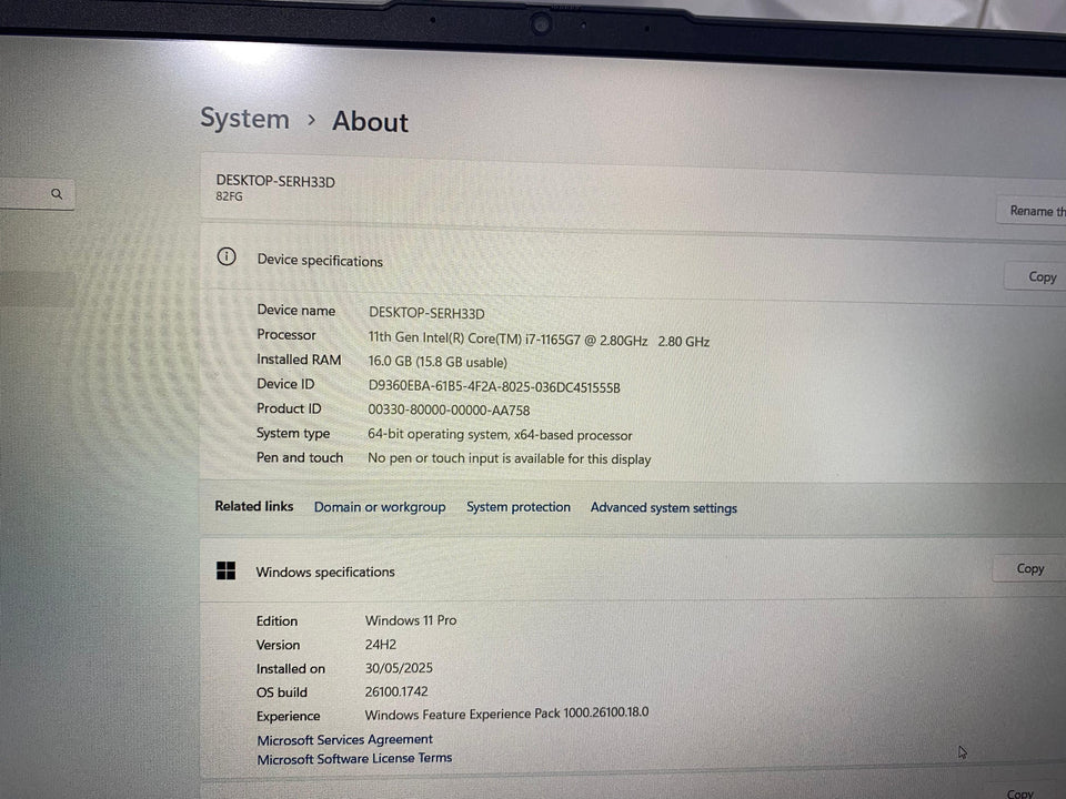 (FREE SHIP) Lenovo Ideapad Slim - i7-1165G7 - 16GB RAM - 512GB SSD - FHD - 100% Battery