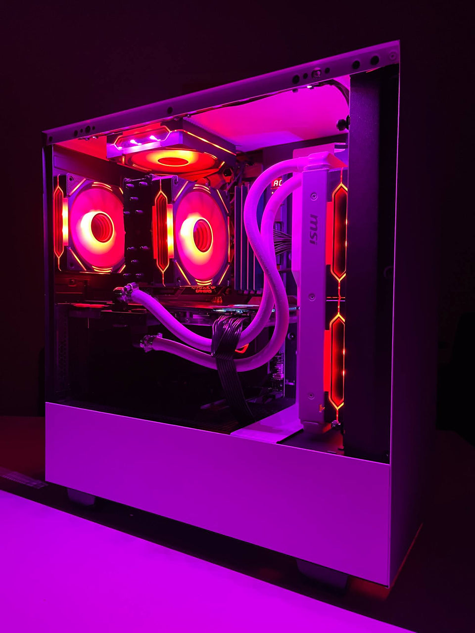 (USED) NZXT H510i PC - GTX 1080 Ti 11GB LC - 32GB RAM - 500GB - ROG Z370 WiFi