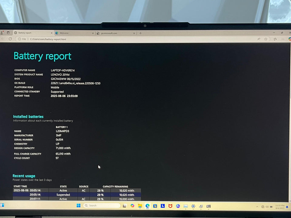 (FREE SHIP) Lenovo ThinkBook 16i - R5-5600H - 40GB RAM - RTX 3060 - 512GB SSD - 2K