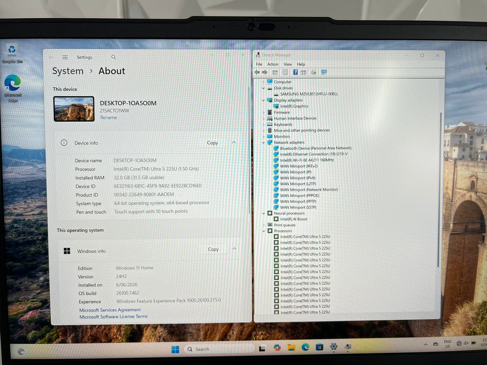 🔥EOFY🔥Lenovo Thinkpad L16 Gen 2 - Ultra 5 - 32GB RAM - 512GB SSD - FHD Touch
