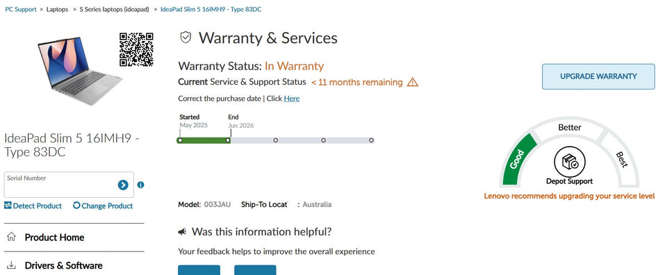 (Warranty 06/2026) Lenovo Slim 5 Laptop - Ultra 5-125H - 16GB DDR5 - 1TB SSD - OLED