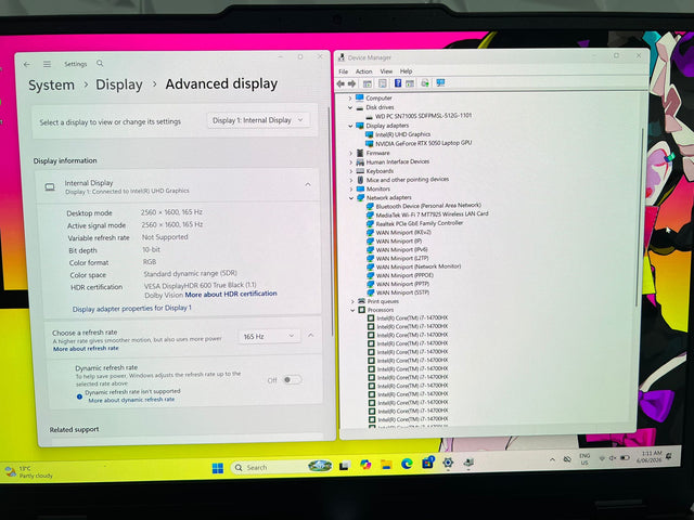 (EX-DEMO) Lenovo Legion 5 | i7-14700HX | RTX 5050 | 24GB DDR5 | 512GB SSD | OLED 165Hz