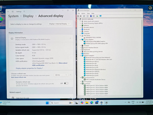 Lenovo Ideapad Pro 5 Gen 10 - Ryzen AI 7 - RTX 5050 - 32GB DDR5 - 1TB - 2.8K OLED 120Hz