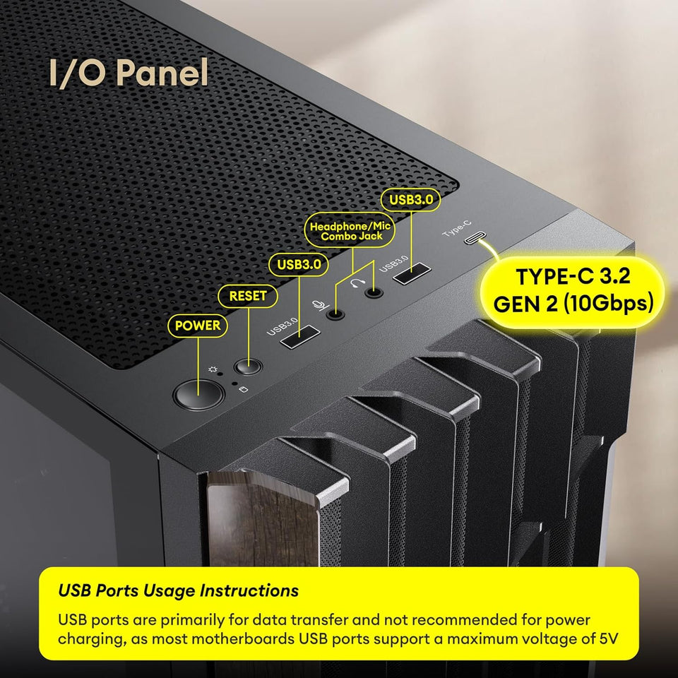 🎄XMAS SALE🎄OKINOS WOOD PC – RTX 5060 - Ultra 7 265KF - 32GB DDR5 - 1TB