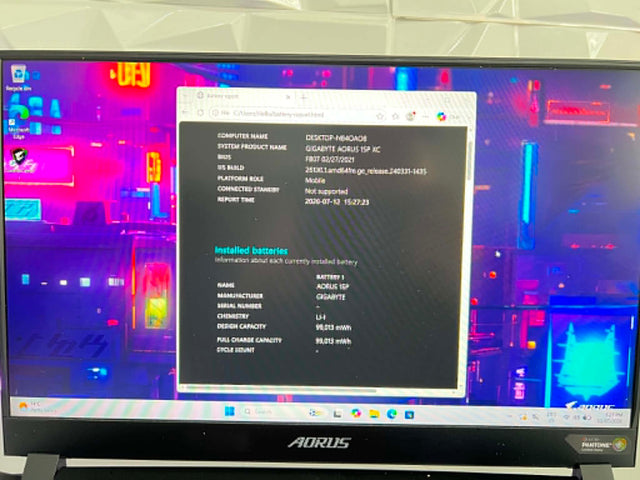 AORUS X15 XC Gaming Laptop – i7-10870H | 32GB | 1TB SSD | RTX 3070 | 240Hz | 3M WTY