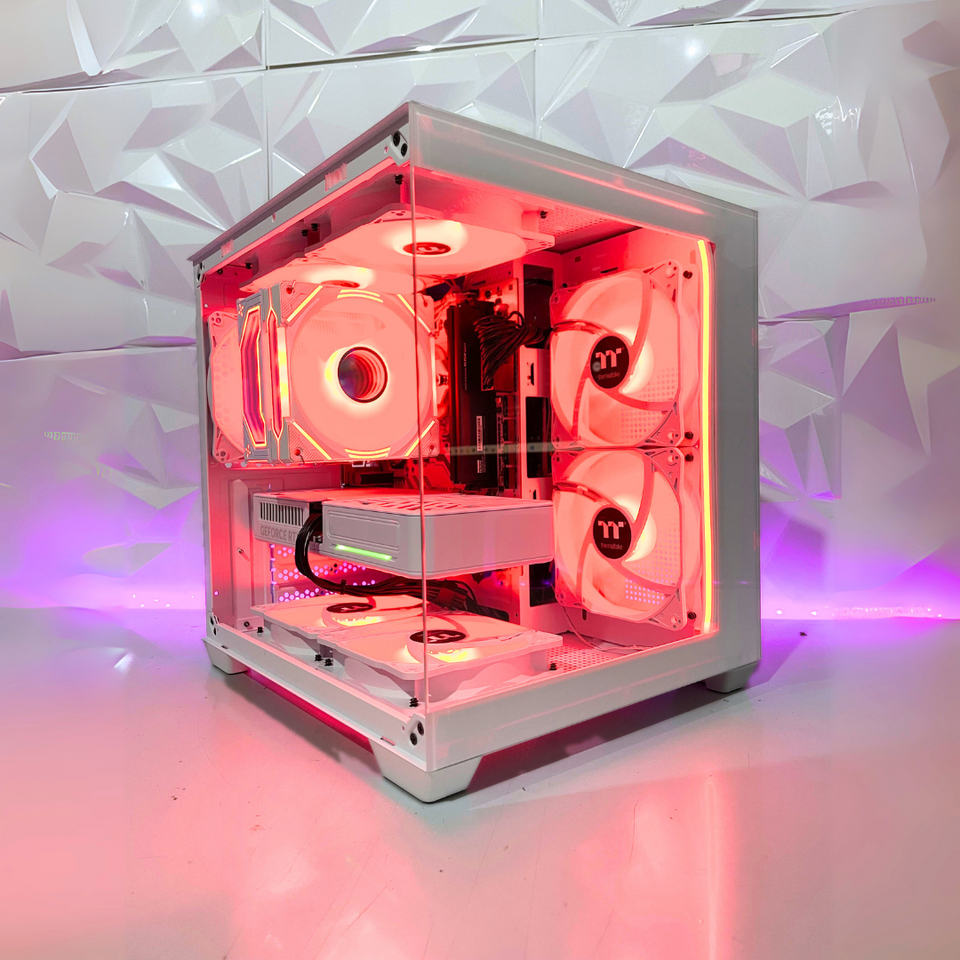 💥PROMOTION💥TOPAZ SNOW II PC - RTX 5060 White - RYZEN 7-5700X - 32GB - 1TB SSD