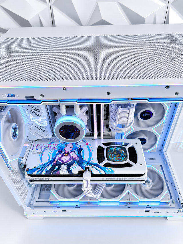 READY-2-SHIP - LIAN LI GAMING PC - RYZEN 7-9800X3D - RTX 5070 Ti 16GB - 32GB RAM - 2TB SSD - X870 ROG