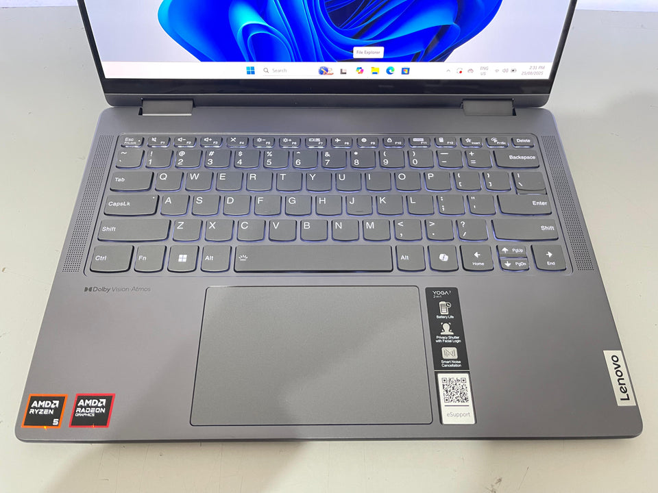 (WTY 06/2026) Lenovo Yoga 7 2in1 Touch - Ryzen 5 8640HS - 16GB DDR5 - 512GB SSD - FHD