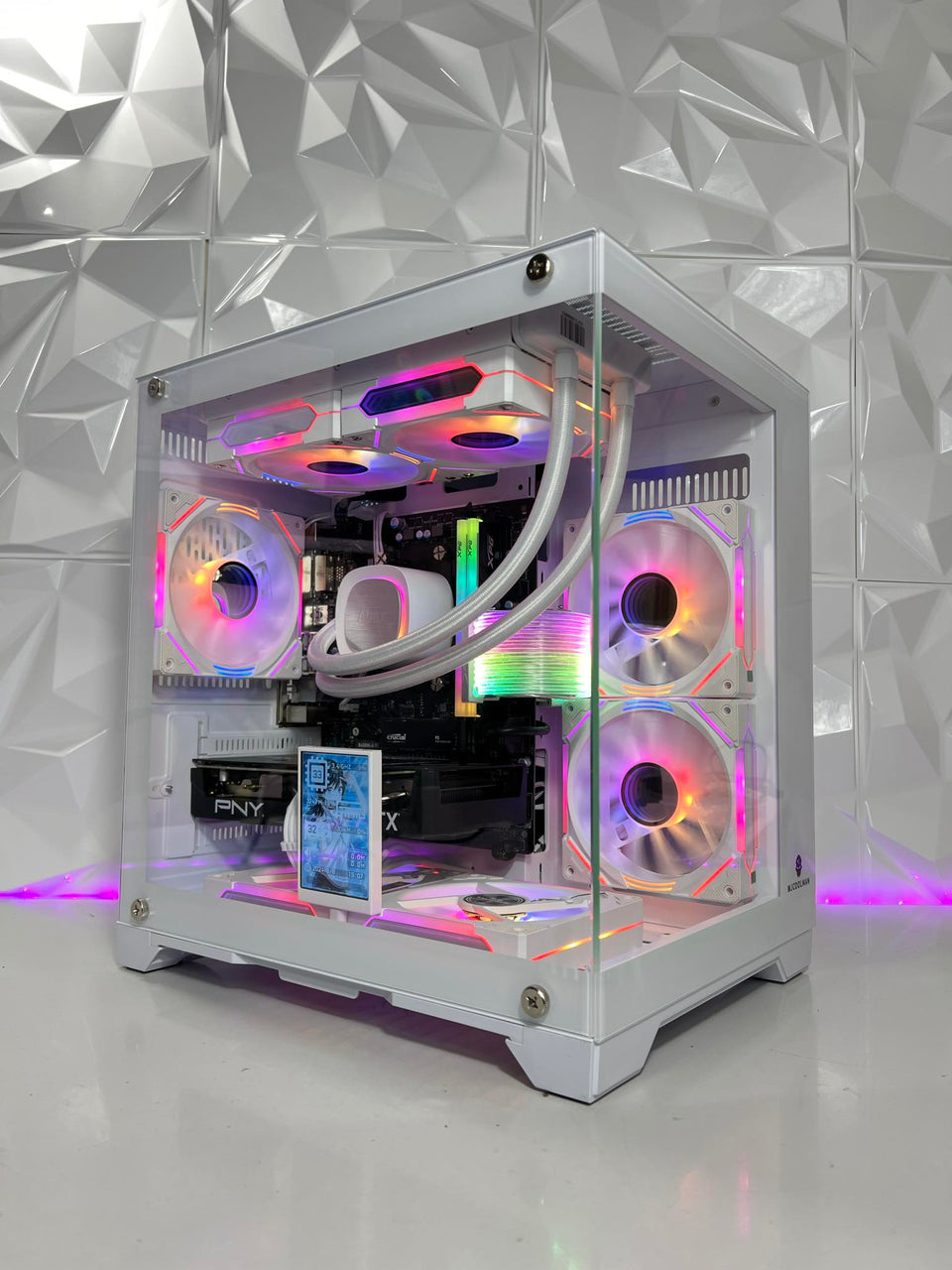 White MiniMeg: RTX 4060/4060 Ti/4070 Super GAMING PC